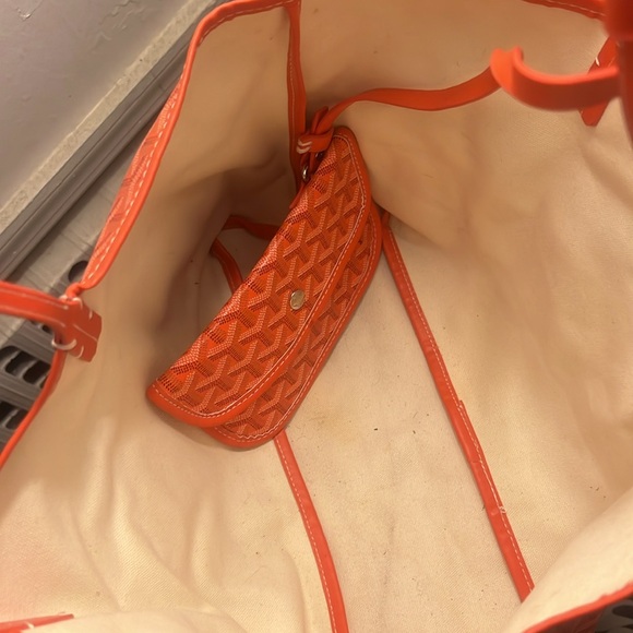 Designer inspired  Orange Tote Bag GYD - Picture 6 of 7
